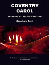 Coventry Carol: Trombone Duet P.O.D. cover